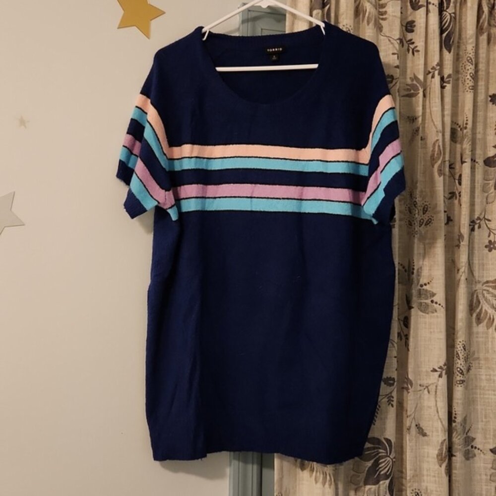 Torrid Short Sleeve Sweater